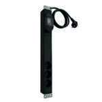 PDU/Kabinet Prizleri-19" 1U 3'LÜ  ŞEBEKELİ SİGORTALI PDU